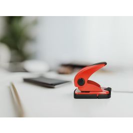 Taladrador Q-Connect Kf02156 Rojo Abertura 2 mm Capacidad 20 Hojas