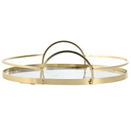 Bandeja Decoracion Moderno DKD Home Decor Dorado Blanco 30 x 6 x 30 cm Set de 2 Bandeja Decoracion Moderno DKD Home Decor Dorado Blanco 30 x 6 x 30 cm Set de 2