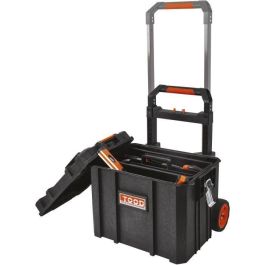 Tood TOO8019053050889 Maletín/Bandeja para Herramientas Impermeable con Ruedas y Asa, 56x37x41 cm