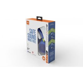 JBL JR460 NC Auriculares Over-Ear Inalámbricos con Cancelación de Ruido para Niños, Bluetooth 5.0, Azul