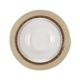 Versa Salvamantel Beige 35x35 cm - Alga y papel (6 Unidades) Versa Salvamantel Beige 35x35 cm - Alga y papel (6 Unidades)
