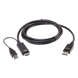 Aten Cable Convertidor HDMI a DisplayPort True 4K 1.8M 2L-7D02HDP Precio: 66.89000032. SKU: B18HDPQDGJ