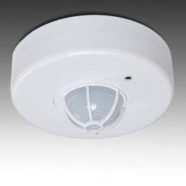 Sensor de Movimiento Superficie 360º Infrarrojos para LED Incandescencia 300W/1200W. Alcance 3-12m, Tiempo Ajustable