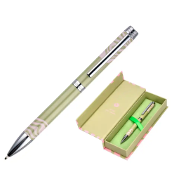 Belius Ink Dreams Bolígrafo Aluminio Verde Matcha y Rosa Plateado con Frase Interior Tinta Azul Caja Diseño 1 mm Precio: 12.68999963. SKU: B1E24NFMPK