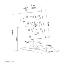 Soporte para Tablet Neomounts DS15-650WH1 Blanco