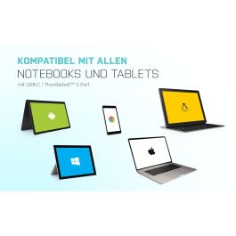 I-TEC Adaptador USB-C a DisplayPort 4K/60Hz, 0,15 m, para Windows, Mac y Android