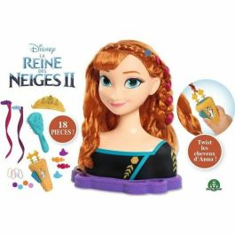 Disney Princess Frozen 2 Anna - Cabeza de Peinado Deluxe para Niñas con Accesorio Twister y 18 Piezas Precio: 75.79000044. SKU: B13DKDNKYJ