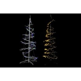 Árbol de Navidad DKD Home Decor Blanco Negro Metal 70 x 70 x 190 cm (2 Unidades)