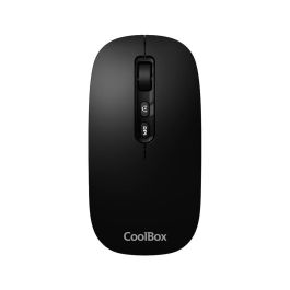 COOLBOX Ratón Inalámbrico W02-IA Negro 1.600 DPI Bluetooth y Nano Receptor USB Tipo A con Botón IA Copilot Recargable COO-MOU-W02-B Precio: 10.50000006. SKU: B1F4QP6ASF
