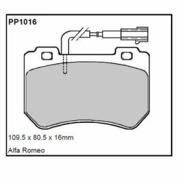Black Diamond Ft160 BDFT160 Pastillas Predator Fast Track para Moto Delantera Ventilada