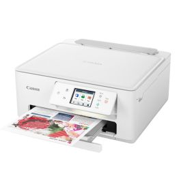 Canon PIXMA TS7650i 6256C006 Multifunción WiFi Dúplex Color Blanca Impresora Copia Escáner compatible con PIXMA Print Plan 15/10 ipm