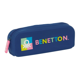 Estuche Escolar Benetton Cool Azul marino 18.5 x 7.5 x 5.5 cm Precio: 4.88999962. SKU: B1G75GLW4Y