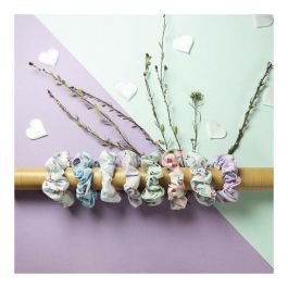 Cerdá Accesorios Pelo: Set de 5 Coleteros de Tela Princess Multicolor para Niñas (+3 Años)