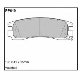 Black Diamond Pastillas Predator KBD896 BDPP619 Gr12 Sólido (Trasero)