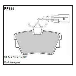 Black Diamond KBD1075 GR12 BDPP825 Pastillas Predator Trasero Solido