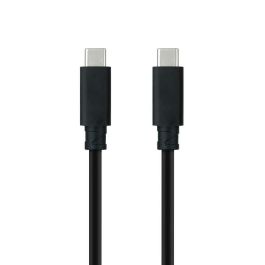 Cable USB-C NANOCABLE 10.01.4102 Negro 2 m