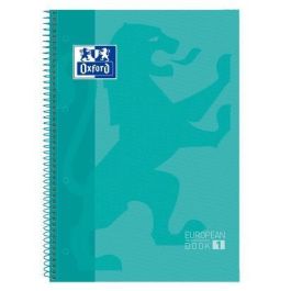 Oxford Cuaderno Classic Europeanbook 1 Microperforado 80H A4+ 5x5 Tapas Extraduras Banda Color Verde Menta (Pack 5) (5 Unidades) Precio: 21.49999995. SKU: B19P9LK3AL