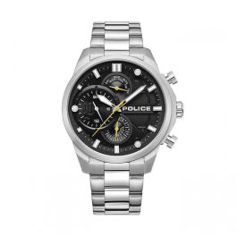 Reloj Hombre Police PEWGK0039204 Negro Plateado Reloj Hombre Police PEWGK0039204 Negro Plateado