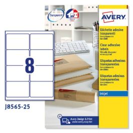 Avery Etiquetas Adhesivas Para Sobres 99,1x67,7 mm Inkjet 8 X 25H Transparentes Precio: 28.99000038. SKU: S8401463