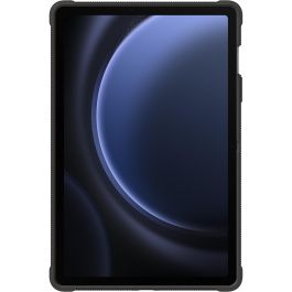 Samsung EF-RX510 Funda Outdoor para Galaxy Tab S9 FE 10.9", Resistente a Golpes, con Portabolígrafo - Titanio/Negro