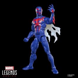 Hasbro Marvel Legends Figura Spider-Man 2099 15 cm, Figura de Acción Coleccionable con Capa y Manos Intercambiables