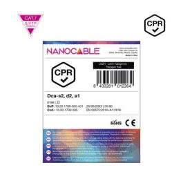 Nanocable 10.20.1700-305 Cable de Red CAT.7 LSZH SFTP PIMF AWG23, Naranja, 305m, 10GBase-T, PoE, Cobre, CPR DCA, Carrete