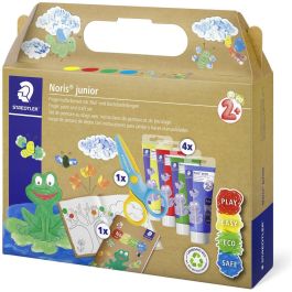 Staedtler Noris Junior Set de Pintura de Dedos para Niños Dermatológicamente Testada 4 Tubos 75ml + Tijeras y Folleto Precio: 9.78999989. SKU: B1BDN84E4N