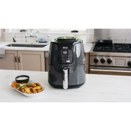 Ninja AF100EU Freidora de Aire 4 en 1, 3.8L, 1550W, Apto para Congelados, 4 Funciones: Freír, Asar, Recalentar, Deshidratar