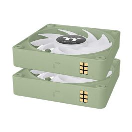 Thermaltake CT140 EX ARGB Sync Ventilador PC 140mm Verde Matcha Pack de 3 - PWM, 1800 RPM, 90.3 CFM