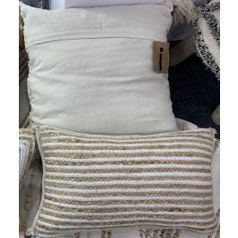 DKD Home Decor Yute 1c24 Cojín Boho 45 x 45 cm Algodón y Yute (2 Unidades) Hecho a mano Precio: 27.50000033. SKU: B1J5TF7NS7