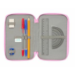 Safta Plumier Triple Gabby's Dollhouse 37 Piezas, Estuche Escolar 12.5x19.5x5.5cm, Edad 3+ Años