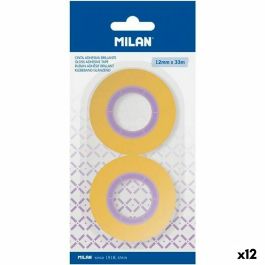 Set de Cintas Adhesivas Milan Amarillo 12 mm x 33 m 2 Piezas (12 Unidades) Precio: 20.69000054. SKU: B134D9B7MT