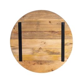 Tablero Mesa Natural Madera de Mango 80 X 80 X 3 cm