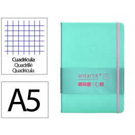 Cuaderno Con Gomilla Antartik Notes Tapa Dura A5 Hojas Cuadricula Rosa Y Turquesa 100 Hojas 80 gr Fsc Precio: 6.50000021. SKU: B1FK8D6NNQ