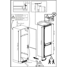 Frigorífico combinado integrado BEKO BCHA275K4SN - 2 puertas - 262 L - Semi No Frost - Blanco Frigorífico combinado integrado BEKO BCHA275K4SN - 2 puertas - 262 L - Semi No Frost - Blanco