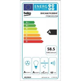 BEKO BHCA66741BBHF campana de pared - 60 cm