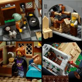 LEGO 10332 Icons Plaza de la Ciudad Medieval - Set de Construcción para Adultos, Ideal para Decoración del Hogar