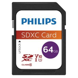 Philips FM64SD55B Tarjeta SDXC 64GB Clase 10 UHS-I U1 80 MB/s Precio: 37.8900005. SKU: B158LKMV6M