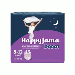 Dodot Happyjama Niña T-8 Braguitas Absorbentes para Niña Talla 8 (8-12 años, 27-55 kg) 13 Unidades Precio: 7.49999987. SKU: S05100790