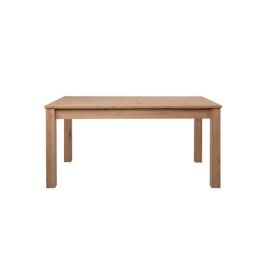 Mesa de comedor extensible - Decoración de roble artesano - L 160-200 x P 75 x H 90 cm BERGEN Mesa de comedor extensible - Decoración de roble artesano - L 160-200 x P 75 x H 90 cm BERGEN