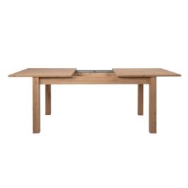 Mesa de comedor extensible - Decoración de roble artesano - L 160-200 x P 75 x H 90 cm BERGEN Mesa de comedor extensible - Decoración de roble artesano - L 160-200 x P 75 x H 90 cm BERGEN