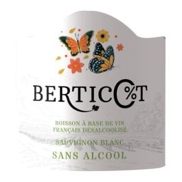 Bertico%T - Sauvignon Blanc Sin Alcohol - Bebida elaborada a partir de vino francés desalcoholizado