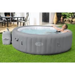 Bañera de hidromasaje hinchable BESTWAY Lay-Z-Spa Grenada - 6 a 8 personas - Redonda - 190 Airjet - Funda aislante - 236 x 71 cm Bañera de hidromasaje hinchable BESTWAY Lay-Z-Spa Grenada - 6 a 8 personas - Redonda - 190 Airjet - Funda aislante - 236 x 71 cm
