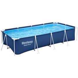 Piscina elevada tubular BESTWAY - Steel Pro - 400 x 211 x 81 cm - Rectangular