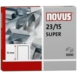 Novus Grapas Super 23-15 Para Grapadoras De Gruesos Caja 1000 Ud Precio: 3.50000002. SKU: B1C9XMYMBZ