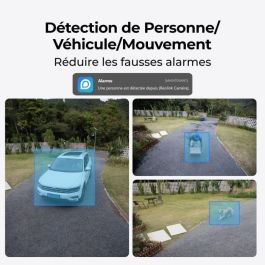 Reolink W330 Cámara IP de Seguridad Interior y Exterior WiFi y Cable 8MP 4K con Google Assistant Blanca