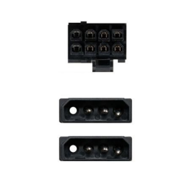 Nano Cable 10.19.1201 Cable de Alimentación Tarjeta Gráfica 2x Molex Macho a 6+2 PIN Macho 20cm