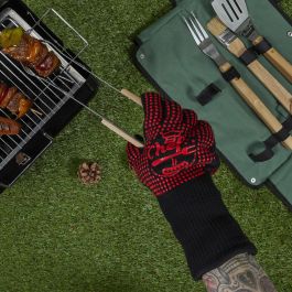 Cook Concept Guante Resistente Al Calor Hasta 250°C Silicona Antideslizante Talla Única Longitud 32 cm