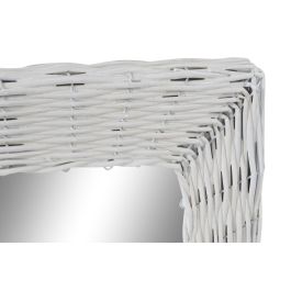 DKD Home Decor Espejo Cottage Blanco 4 x 62.5 x 53.5 cm Dimensiones Foto/Espejo 40x50cm