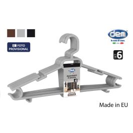 Inde Set 6 Perchas Plástico 43 x 22 cm "Colores" (12 Cajas) Precio: 22.9000002. SKU: B1FXST4ZMK